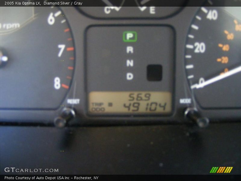 Diamond Silver / Gray 2005 Kia Optima LX