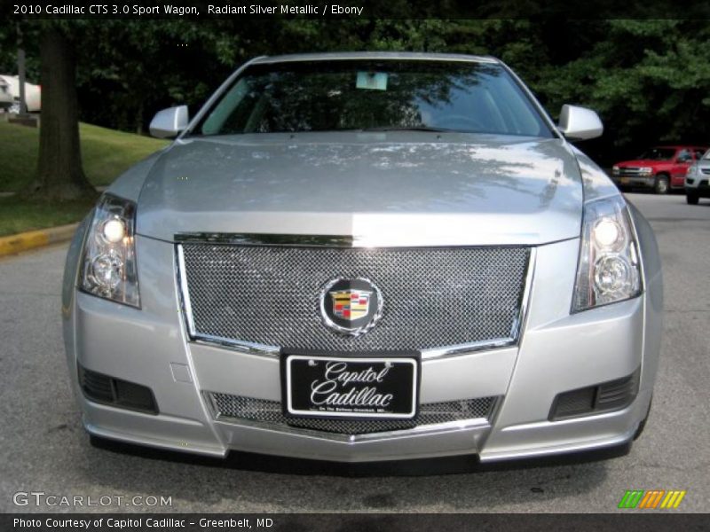 Radiant Silver Metallic / Ebony 2010 Cadillac CTS 3.0 Sport Wagon