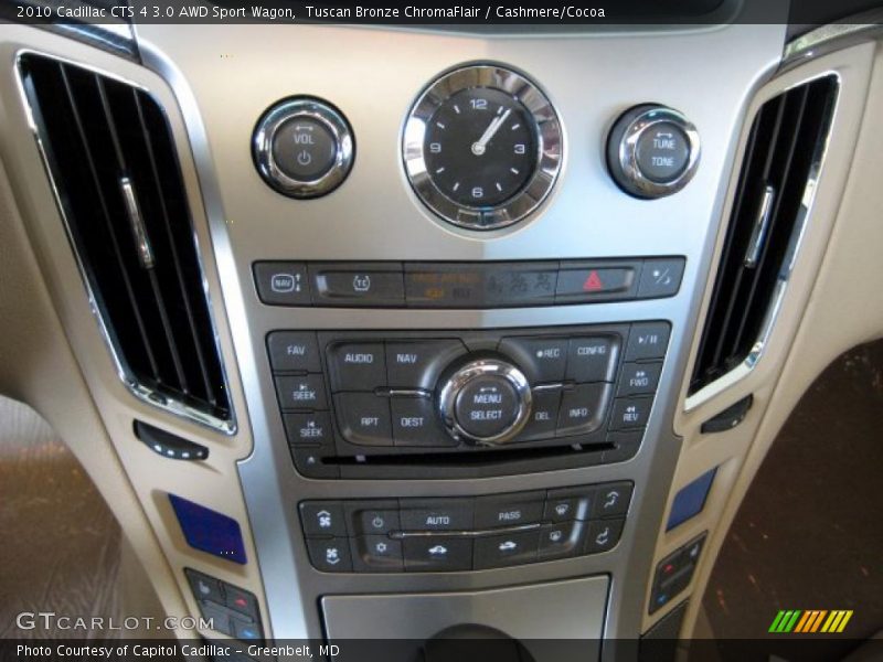 Tuscan Bronze ChromaFlair / Cashmere/Cocoa 2010 Cadillac CTS 4 3.0 AWD Sport Wagon