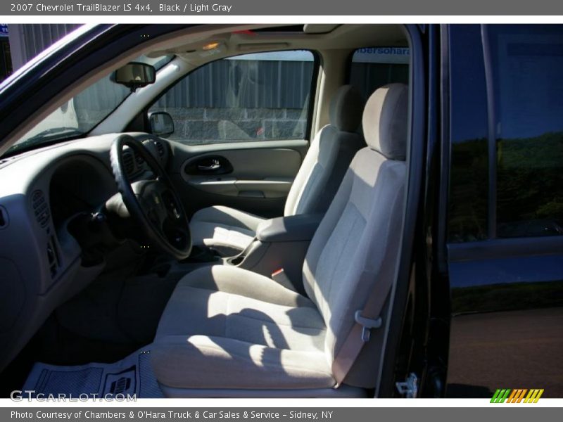 Black / Light Gray 2007 Chevrolet TrailBlazer LS 4x4