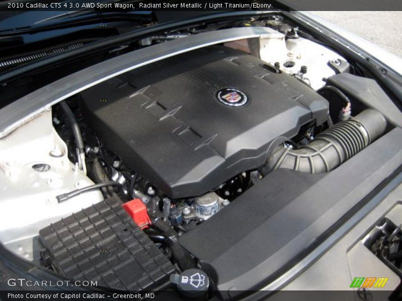 Radiant Silver Metallic / Light Titanium/Ebony 2010 Cadillac CTS 4 3.0 AWD Sport Wagon