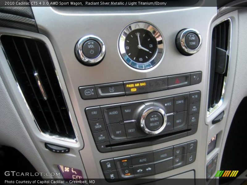 Radiant Silver Metallic / Light Titanium/Ebony 2010 Cadillac CTS 4 3.0 AWD Sport Wagon