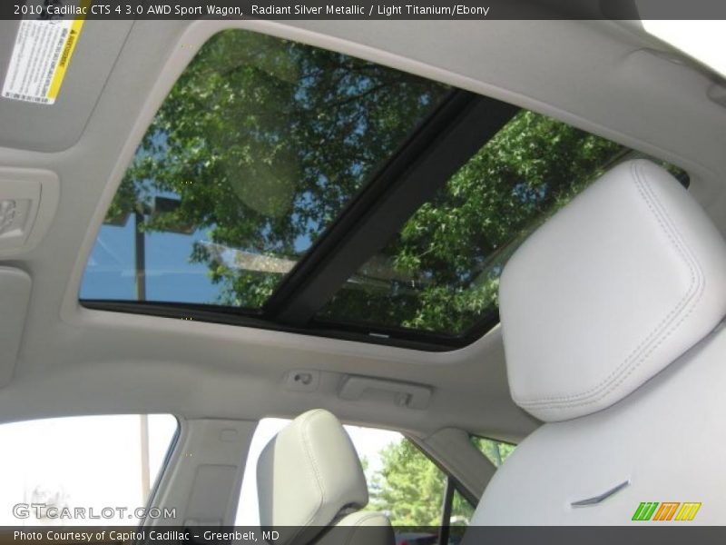 Radiant Silver Metallic / Light Titanium/Ebony 2010 Cadillac CTS 4 3.0 AWD Sport Wagon
