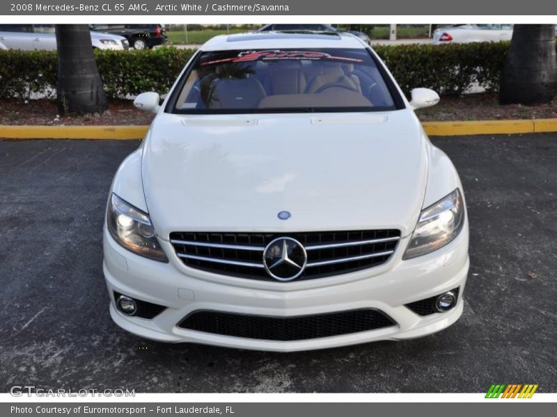 Arctic White / Cashmere/Savanna 2008 Mercedes-Benz CL 65 AMG