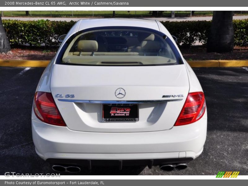 Arctic White / Cashmere/Savanna 2008 Mercedes-Benz CL 65 AMG