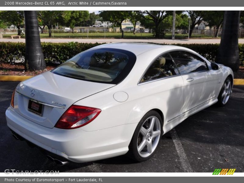 Arctic White / Cashmere/Savanna 2008 Mercedes-Benz CL 65 AMG