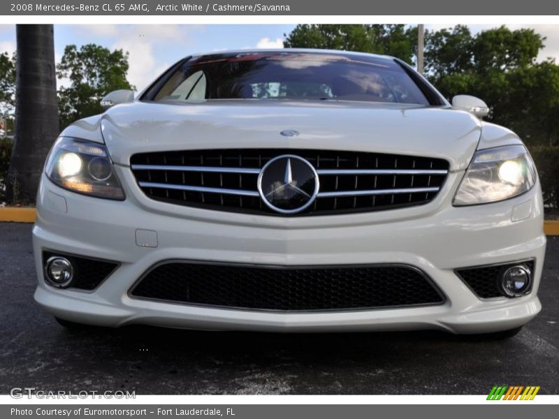 Arctic White / Cashmere/Savanna 2008 Mercedes-Benz CL 65 AMG