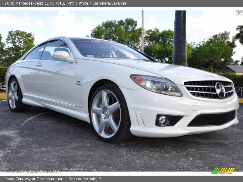 Arctic White / Cashmere/Savanna 2008 Mercedes-Benz CL 65 AMG