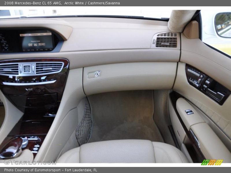 Arctic White / Cashmere/Savanna 2008 Mercedes-Benz CL 65 AMG