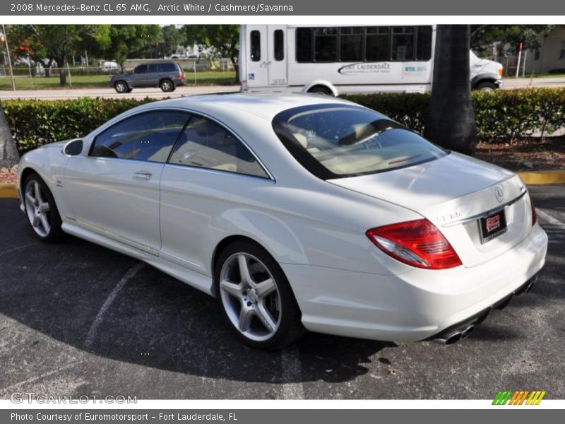 Arctic White / Cashmere/Savanna 2008 Mercedes-Benz CL 65 AMG