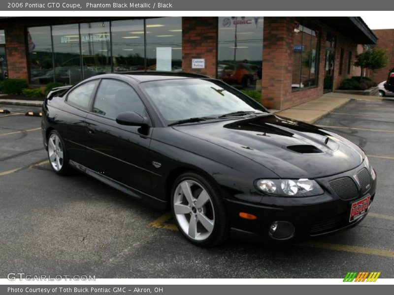 Phantom Black Metallic / Black 2006 Pontiac GTO Coupe