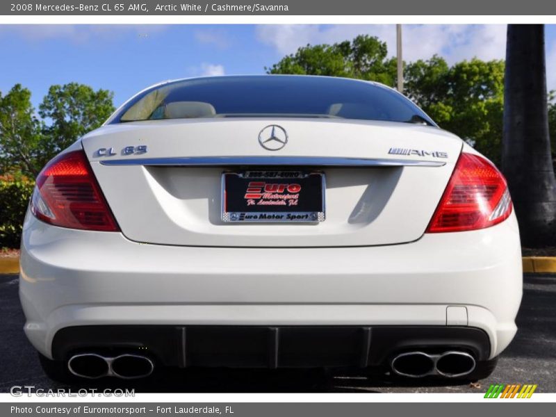 Arctic White / Cashmere/Savanna 2008 Mercedes-Benz CL 65 AMG