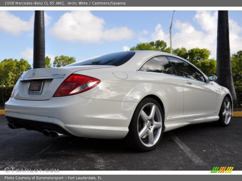 Arctic White / Cashmere/Savanna 2008 Mercedes-Benz CL 65 AMG