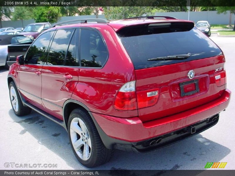 Imola Red / Beige 2006 BMW X5 4.4i