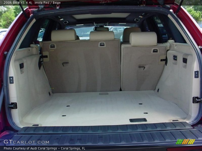 Imola Red / Beige 2006 BMW X5 4.4i