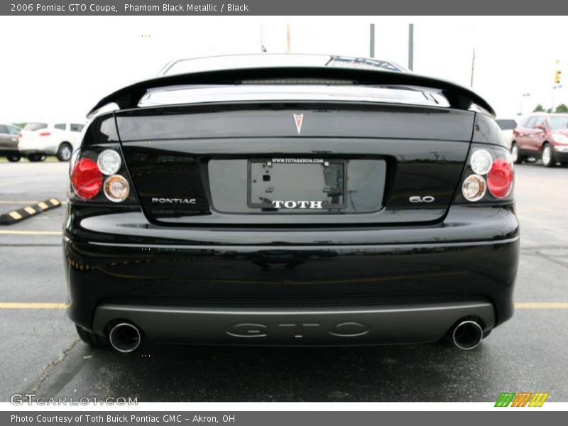 Phantom Black Metallic / Black 2006 Pontiac GTO Coupe