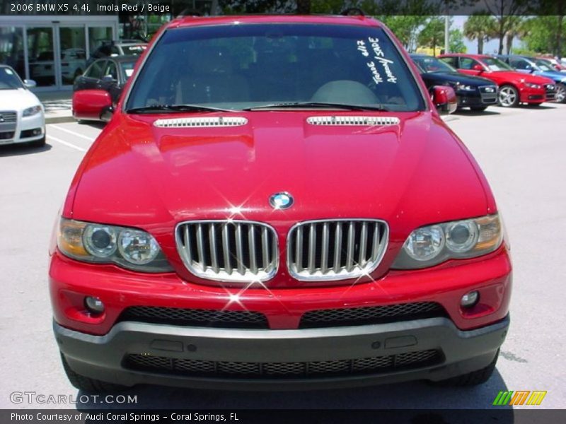 Imola Red / Beige 2006 BMW X5 4.4i