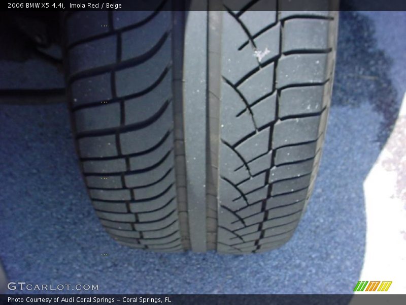 Imola Red / Beige 2006 BMW X5 4.4i