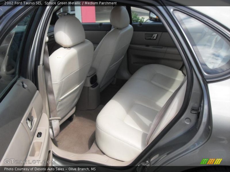Spruce Green Metallic / Medium Parchment 2002 Ford Taurus SES