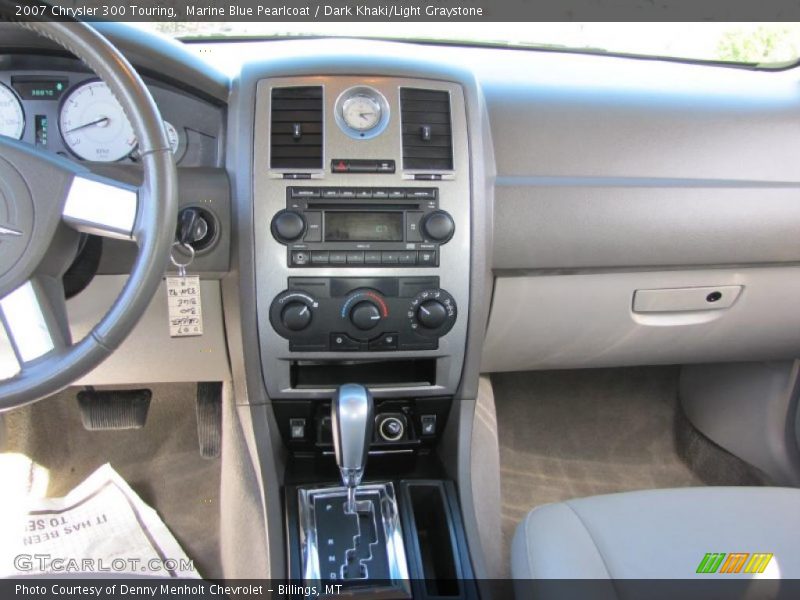 Marine Blue Pearlcoat / Dark Khaki/Light Graystone 2007 Chrysler 300 Touring