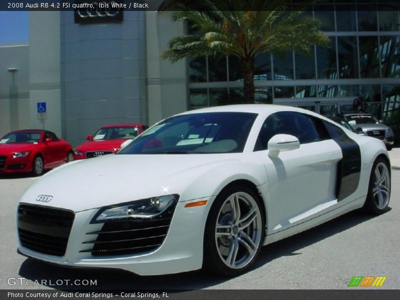 Ibis White / Black 2008 Audi R8 4.2 FSI quattro