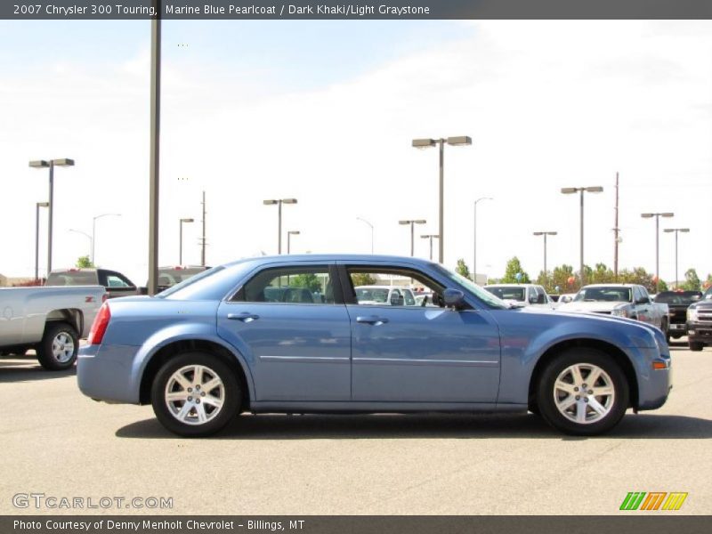 Marine Blue Pearlcoat / Dark Khaki/Light Graystone 2007 Chrysler 300 Touring