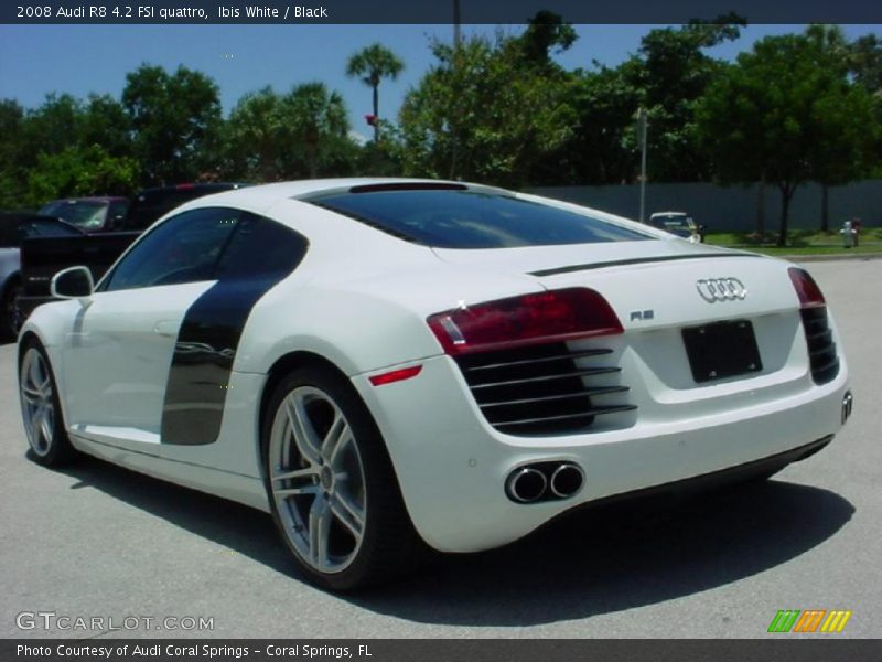 Ibis White / Black 2008 Audi R8 4.2 FSI quattro