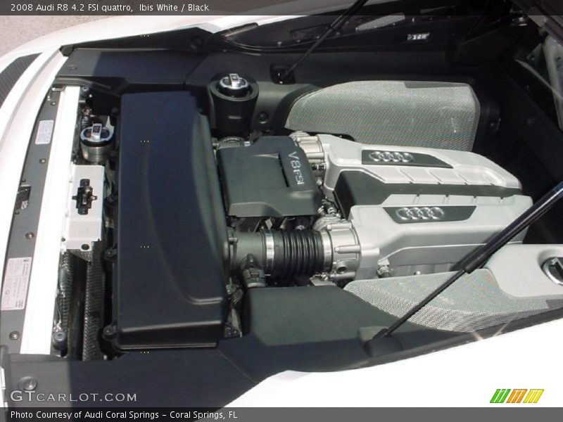 Ibis White / Black 2008 Audi R8 4.2 FSI quattro