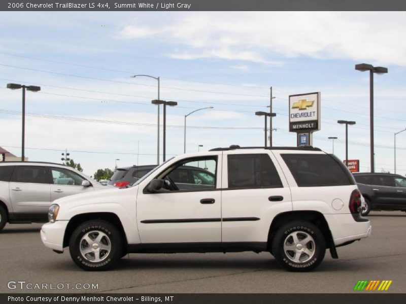 Summit White / Light Gray 2006 Chevrolet TrailBlazer LS 4x4