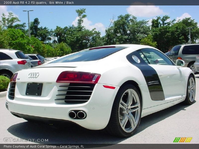 Ibis White / Black 2008 Audi R8 4.2 FSI quattro