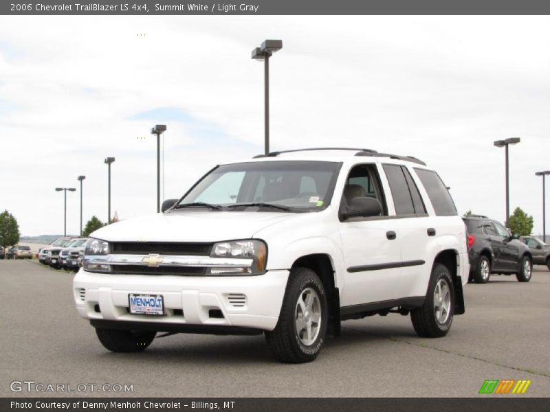 Summit White / Light Gray 2006 Chevrolet TrailBlazer LS 4x4