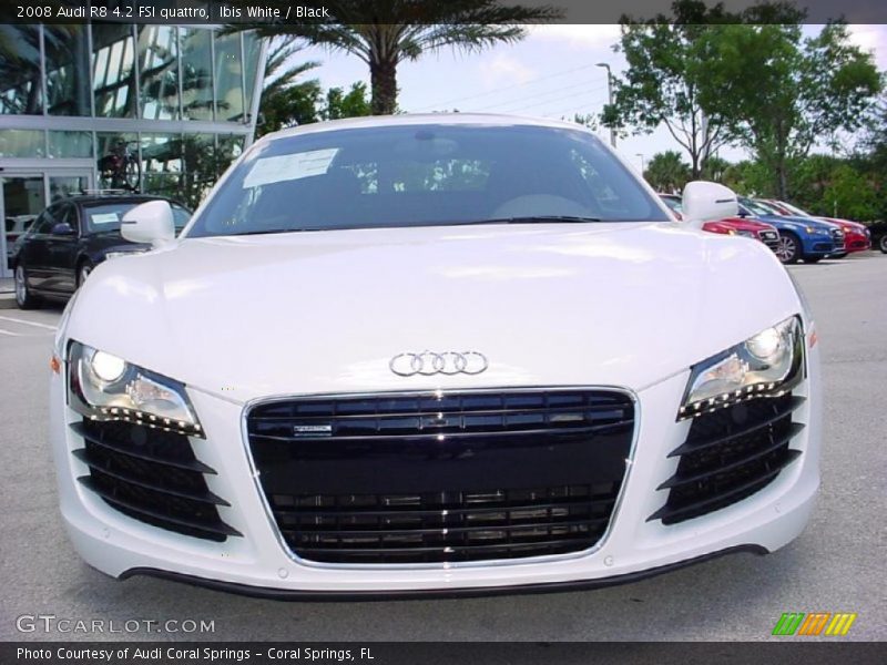 Ibis White / Black 2008 Audi R8 4.2 FSI quattro