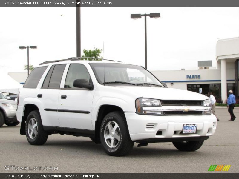 Summit White / Light Gray 2006 Chevrolet TrailBlazer LS 4x4
