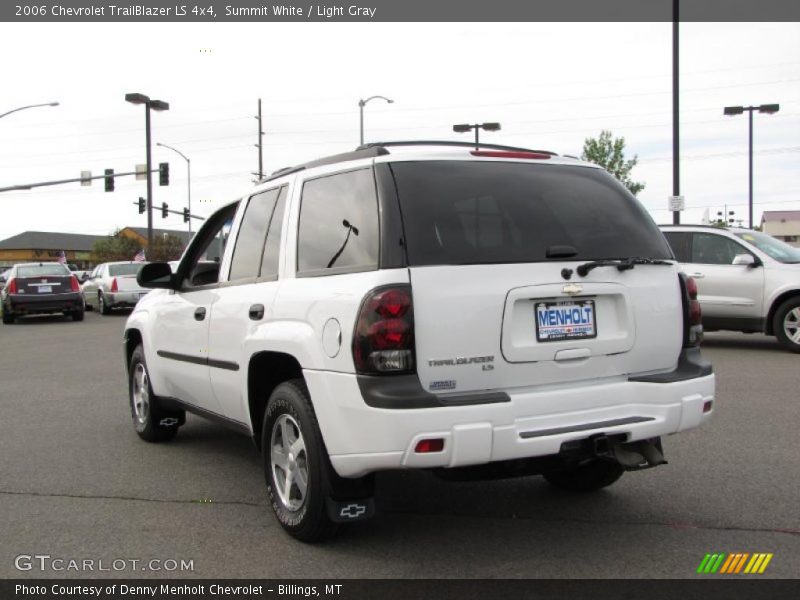 Summit White / Light Gray 2006 Chevrolet TrailBlazer LS 4x4