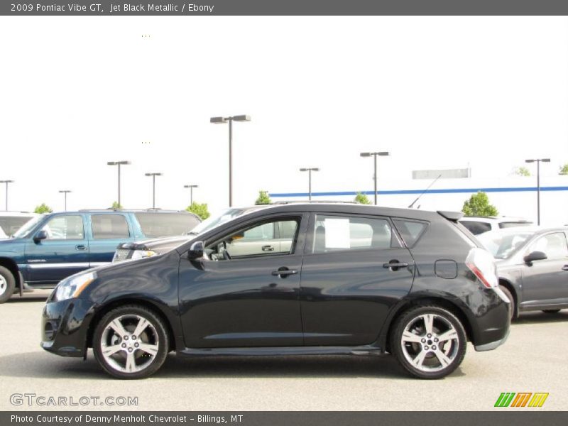 Jet Black Metallic / Ebony 2009 Pontiac Vibe GT