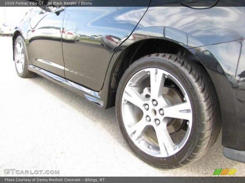 Jet Black Metallic / Ebony 2009 Pontiac Vibe GT