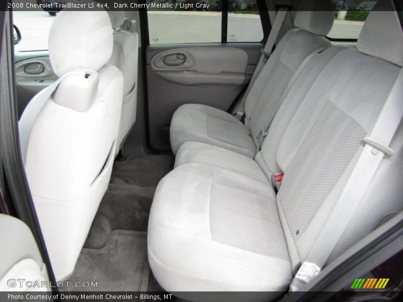 Dark Cherry Metallic / Light Gray 2008 Chevrolet TrailBlazer LS 4x4