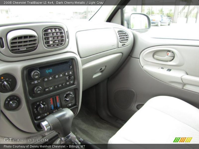 Dark Cherry Metallic / Light Gray 2008 Chevrolet TrailBlazer LS 4x4