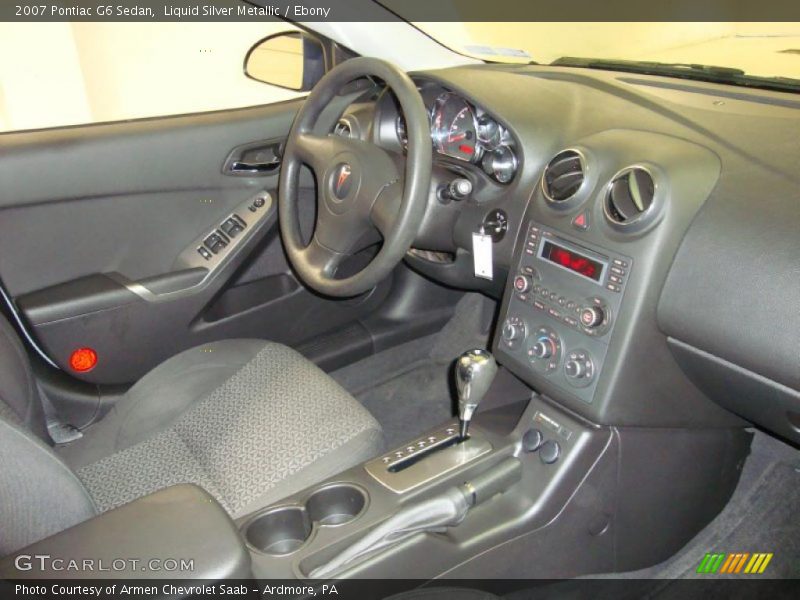 Liquid Silver Metallic / Ebony 2007 Pontiac G6 Sedan