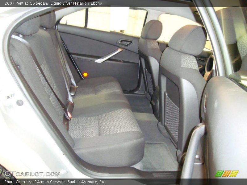 Liquid Silver Metallic / Ebony 2007 Pontiac G6 Sedan