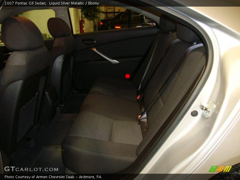 Liquid Silver Metallic / Ebony 2007 Pontiac G6 Sedan