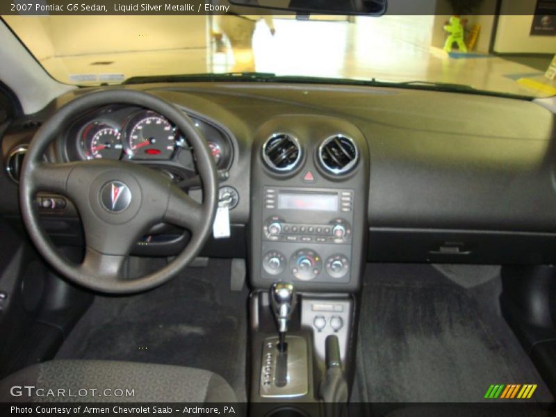 Liquid Silver Metallic / Ebony 2007 Pontiac G6 Sedan
