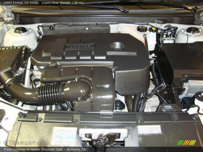 Liquid Silver Metallic / Ebony 2007 Pontiac G6 Sedan