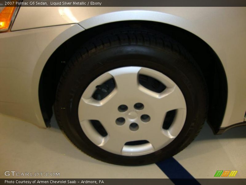 Liquid Silver Metallic / Ebony 2007 Pontiac G6 Sedan