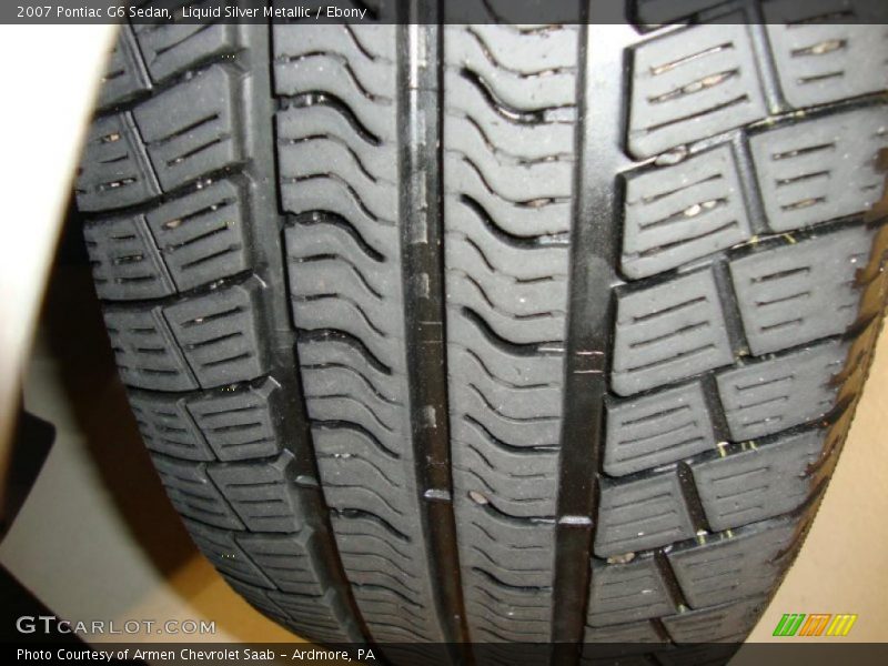 Liquid Silver Metallic / Ebony 2007 Pontiac G6 Sedan