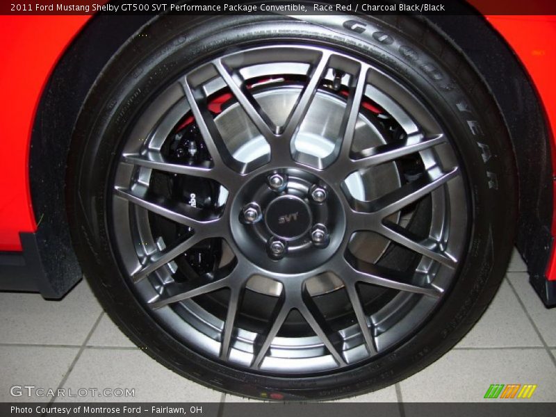 Race Red / Charcoal Black/Black 2011 Ford Mustang Shelby GT500 SVT Performance Package Convertible