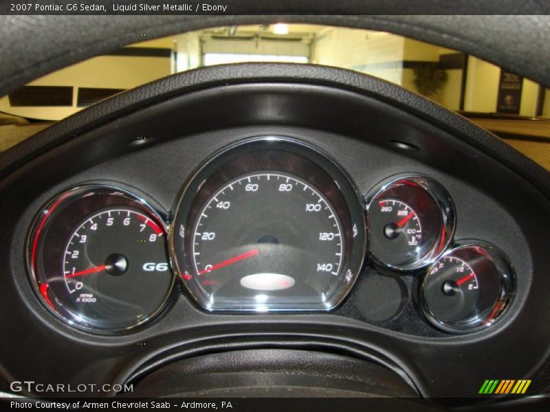 Liquid Silver Metallic / Ebony 2007 Pontiac G6 Sedan