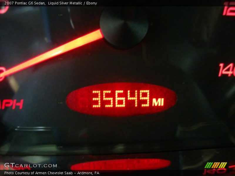 Liquid Silver Metallic / Ebony 2007 Pontiac G6 Sedan