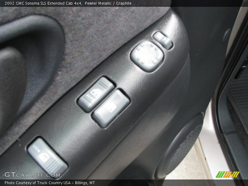 Pewter Metallic / Graphite 2002 GMC Sonoma SLS Extended Cab 4x4