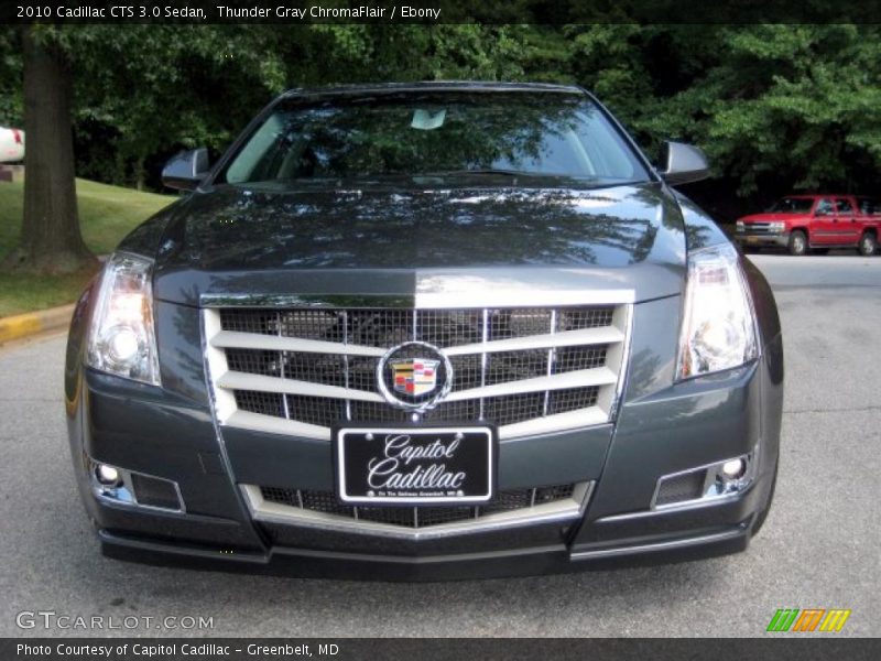Thunder Gray ChromaFlair / Ebony 2010 Cadillac CTS 3.0 Sedan